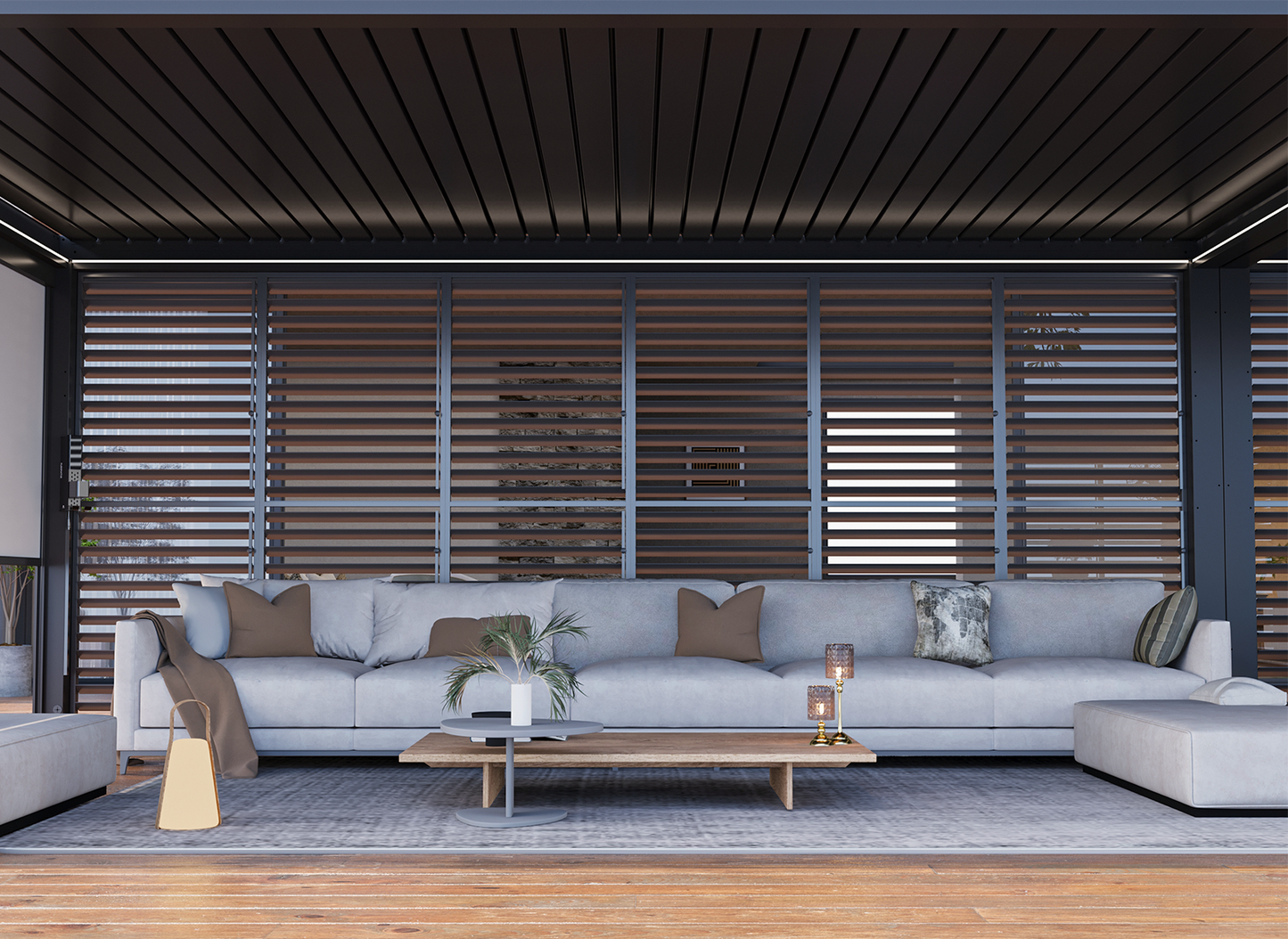 Privacy Shutter Walls