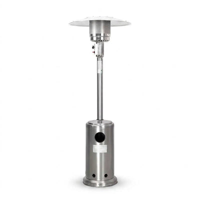 Outdoor Patio Heater Built for All-Season Warmth, 46000 BTU, 15-Foot Range, Stainless Steel