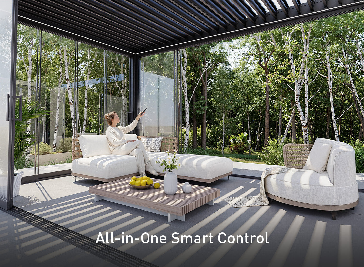 FlexPatio POWER+ Gen 1 Motorized Pergola