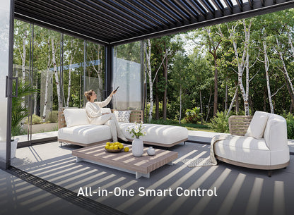 FlexPatio POWER+ Gen 1 Motorized Pergola