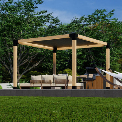 DIY Pergola Kit for a Freestanding Pergola With Canopy - Any Size Up to 12' x 12'