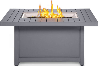 Patioflame Table - Patio Elegance Hamptons Rectangle Fire Table