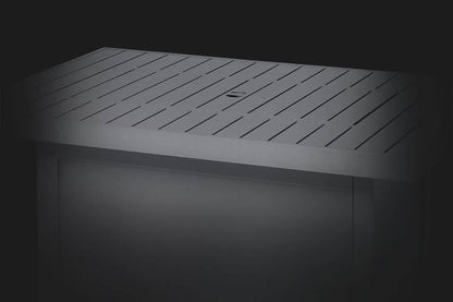 Patioflame Table - Patio Elegance Hamptons Rectangle Fire Table