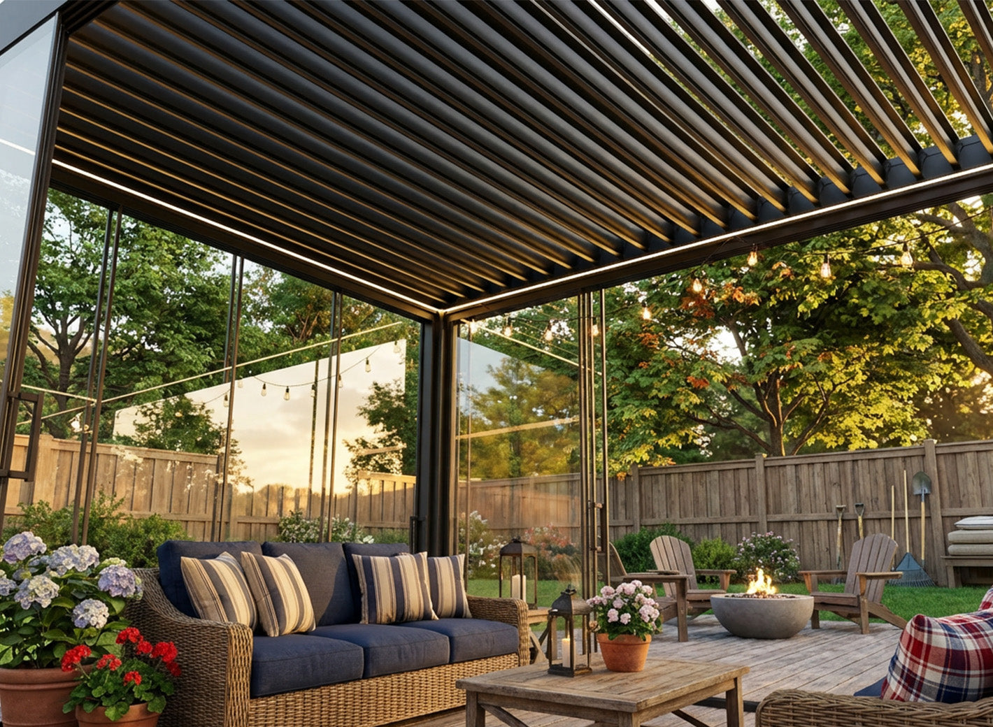 FlexPatio POWER+ Gen 1 Motorized Pergola